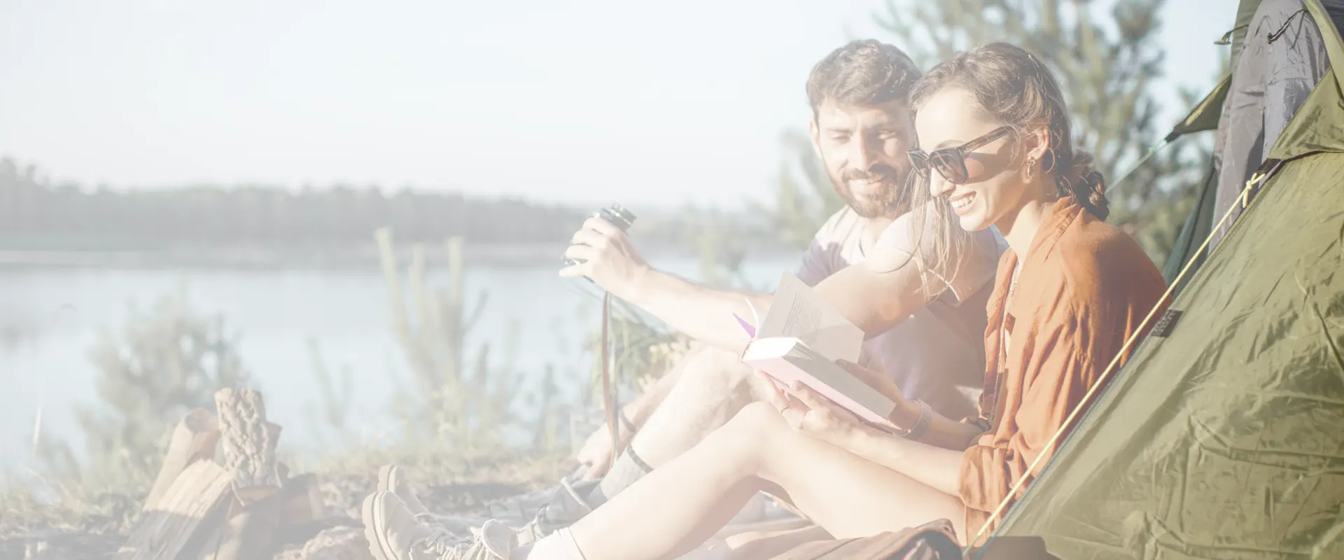 Campez au beau milieu d’un joli paysage